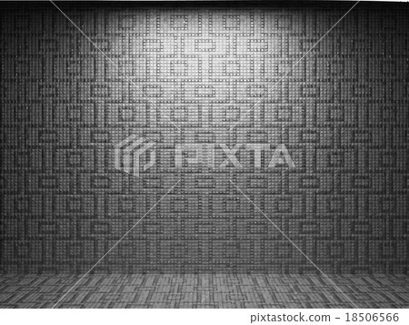 vector illuminated tile wall background vector illuminated tile wall background 18506566