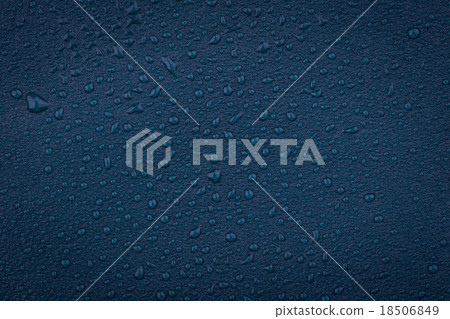 blue leather with water droplets 18506849