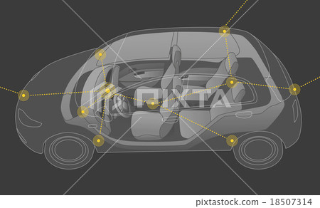 汽車內飾圖 18507314