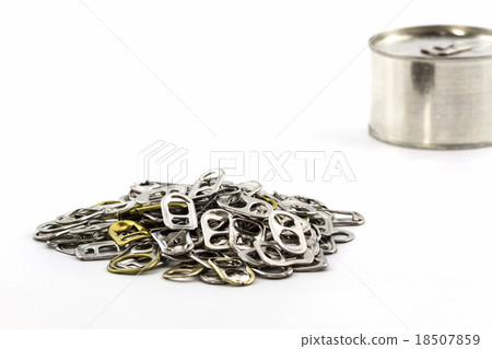 Group of can pull tab. 18507859