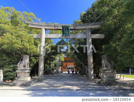 Otamijima "Otomijimusha Shrine" The second Torii at the entrance to the premises and the main gate Otamijima "Otomijimusha Shrine" The second Torii at the entrance to the premises and the main gate 18510954