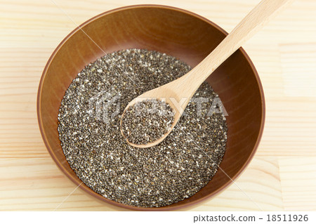 Chia Seed Salvia · Hispanica Omega 3 Diet Food Chia Seed Salvia · Hispanica Omega 3 Diet Food 18511926