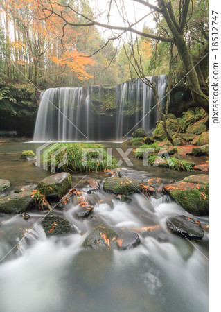 Autumn's Nabegataki Park ⑦ Waterfalls and mountain streams 18512747