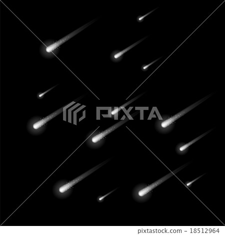 Shooting Stars. Meteors Falling Shooting Stars. Meteors Falling 18512964