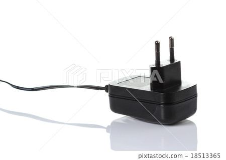 Phone charger isolated on white background. Phone charger isolated on white background. 18513365