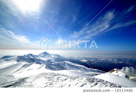 Furano mountain seen from Tokachidake 18513486