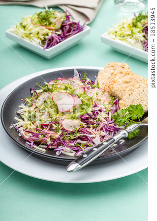 raw vegetable salad 18513945