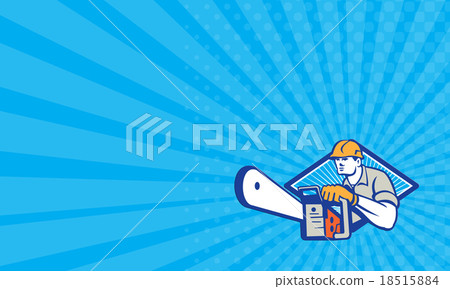 Business card Lumberjack Tree Surgeon Arborist Business card Lumberjack Tree Surgeon Arborist 18515884