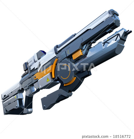 Futuristic rifle Futuristic rifle 18516772