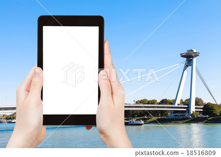 tourist photographs of SNP Bridge in Bratislava tourist photographs of SNP Bridge in Bratislava 18516809