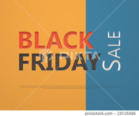 Cut out the paper lettering for black friday Cut out the paper lettering for black friday 18516886