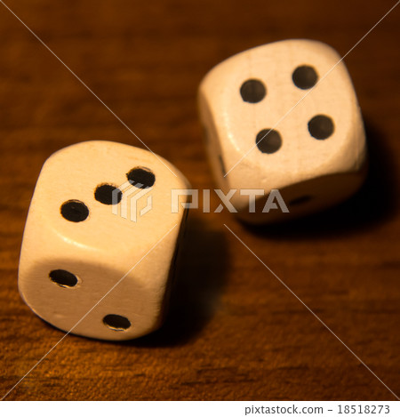 dice with number 3 and 4 18518273