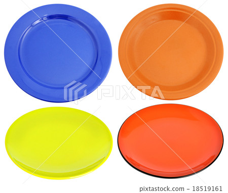 Multi-colored ceramic plates 18519161