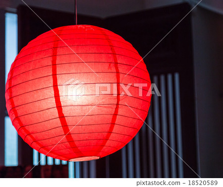 Red Chinese lantern Red Chinese lantern 18520589
