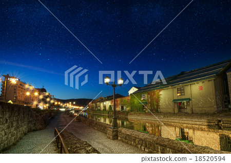 小樽運河(夜) 小樽運河(夜) 18520594