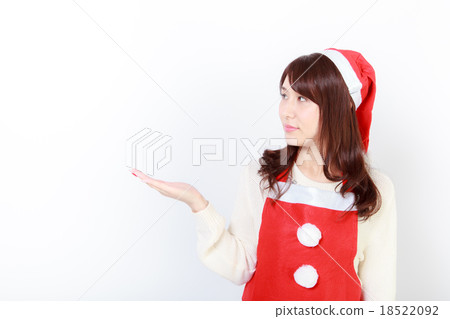 我們推薦女性觀點與聖誕老人的服裝 18522092