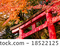 Autumn leaves torii red leaves torii 18522125