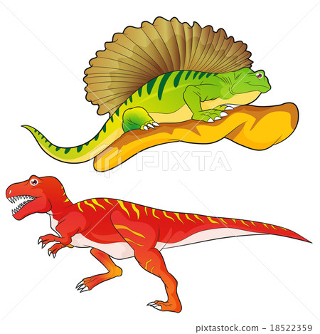 allosaurus-edaphosaurus 18522359