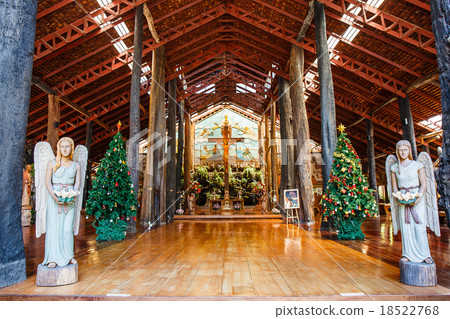 Jesus Christ on the cross at the Woodlands museum  18522768