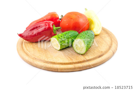 tomato and red pepper tomato and red pepper 18523715