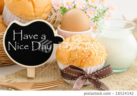 Have a nice day and breakfast. 18524142