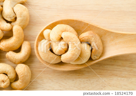 Roasted cashews. 18524170