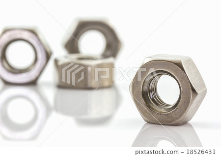 Metal nuts. Metal nuts. 18526431