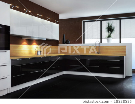 Kitchen.The modern kitchen 18528555