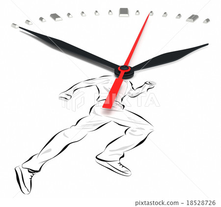 Watch hands 3d render 18528726