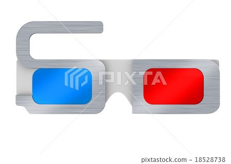 White sunglasses 3d render 18528738