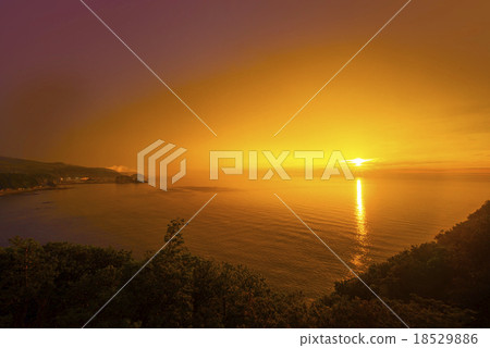 Sunset from Shiretoko Utoro 18529886