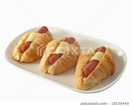 Fresh and tasty croissant 18530449