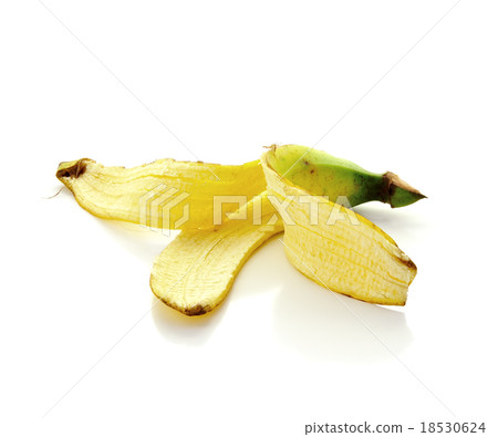 skin banana on white background 18530624