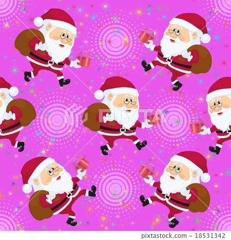 Santa Claus, Seamless Santa Claus, Seamless 18531342