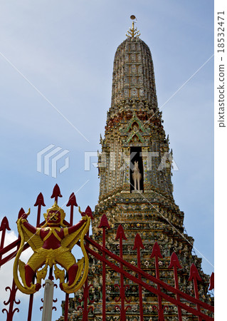 asia  thailand  in  bangkok    temple abstract     18532471