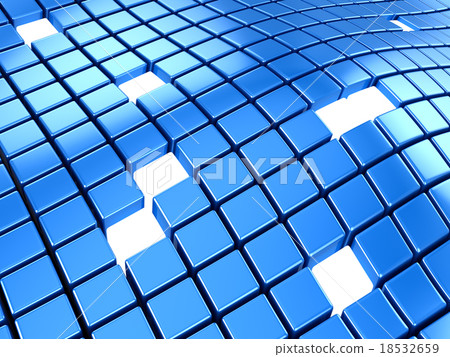 Blue block background Blue block background 18532659