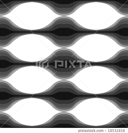 seamless wave line abstract vintage style backgrou 18532816