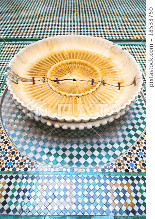 fountain in morocco africa old antique   18533750