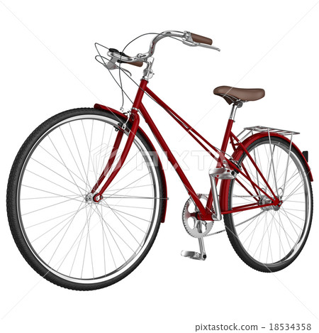 Classic bike frame. 3D graphic 18534358