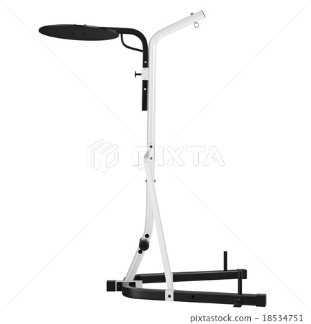 Boxing stand with a side view. 3D graphic Boxing stand with a side view. 3D graphic 18534751