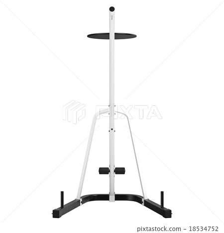 Boxing stand, front view. 3D graphic Boxing stand, front view. 3D graphic 18534752