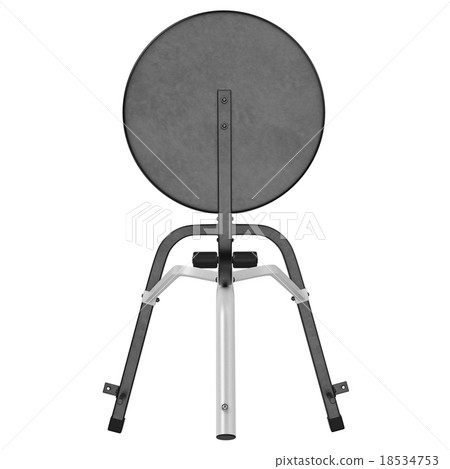 Boxing stand, top view. 3D graphic 18534753
