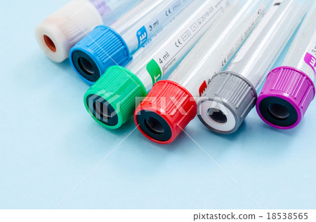 Empty blood tube for blood sample screening test 18538565