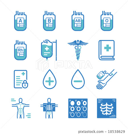 Medical icons set 18538629