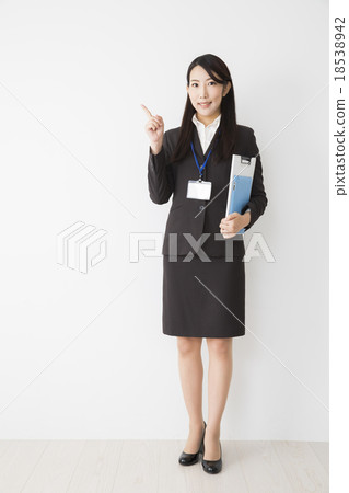 A young woman in portrait suit A young woman in portrait suit 18538942