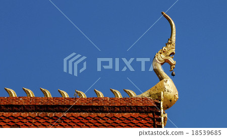 Naga on blue sky. 18539685