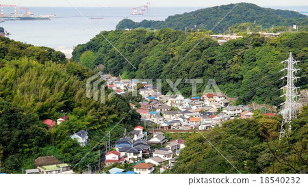 橫須賀市的Taura的市容 18540232