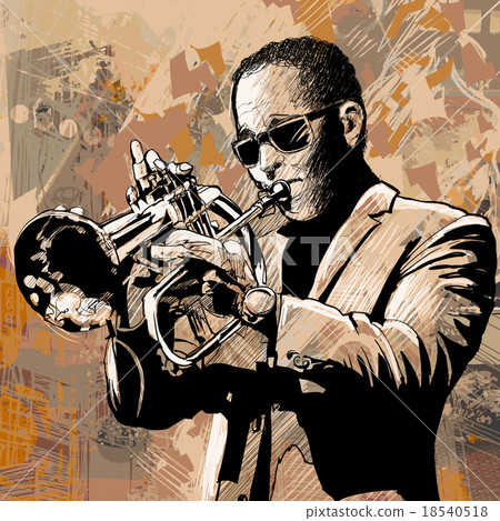 trumpet player trumpet player 18540518