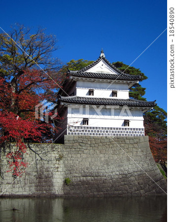 Shibata castle autumn Shibata castle autumn 18540890