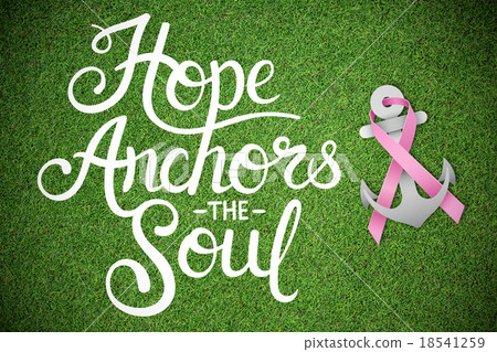 Composite image of breast cancer awareness message Composite image of breast cancer awareness message 18541259